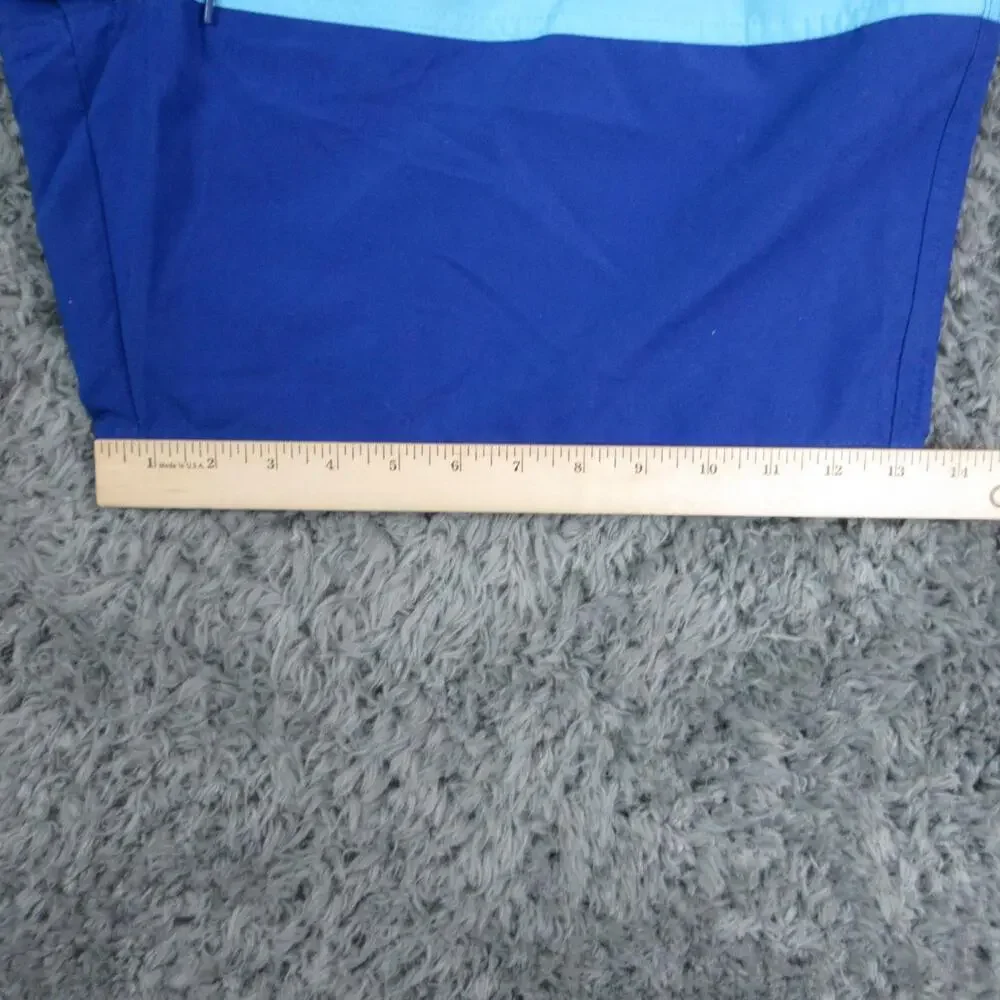 Boca Classics Swim Trunks Mens XL Blue Colorblock Quick Dry Lined 37x7* NWT
